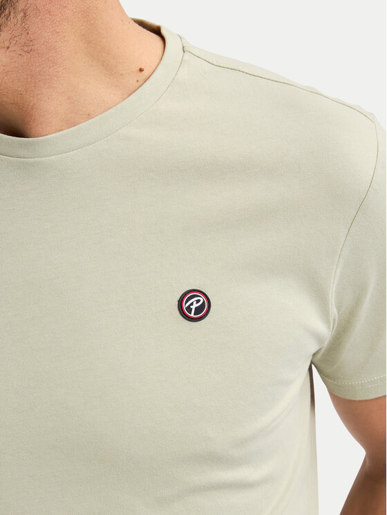 Petrol Industries Petrol Industries T-Shirt M-ROS-TSR002 Zielony Regular Fit