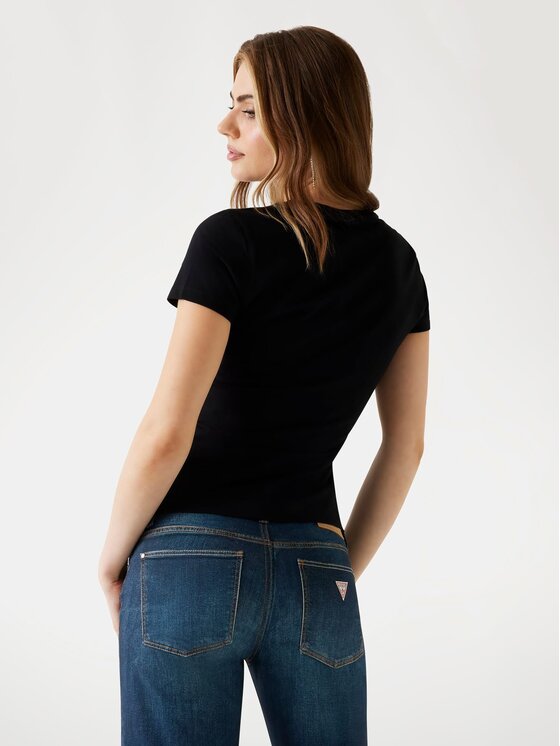 Guess Guess T-Shirt 176411 Czarny Classic Fit