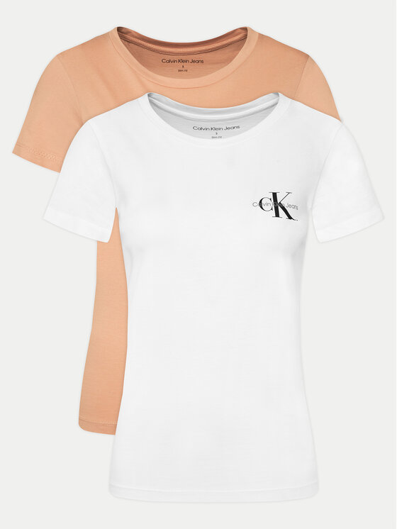 Calvin Klein Jeans Calvin Klein Jeans Komplet t-shirtów J20J219734 Kolorowy Slim Fit