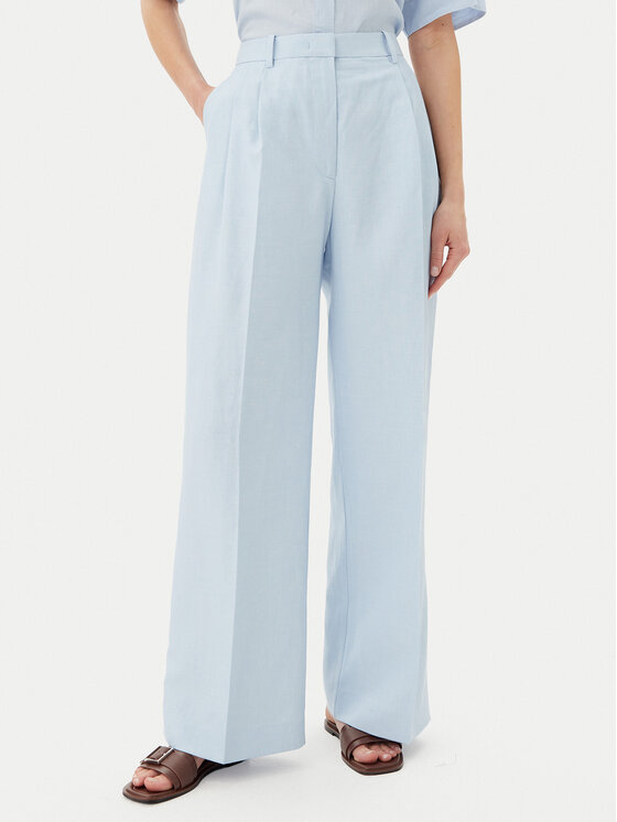Tommy Hilfiger Tommy Hilfiger Pantaloni din material WW0WW45460 Albastru Relaxed Fit