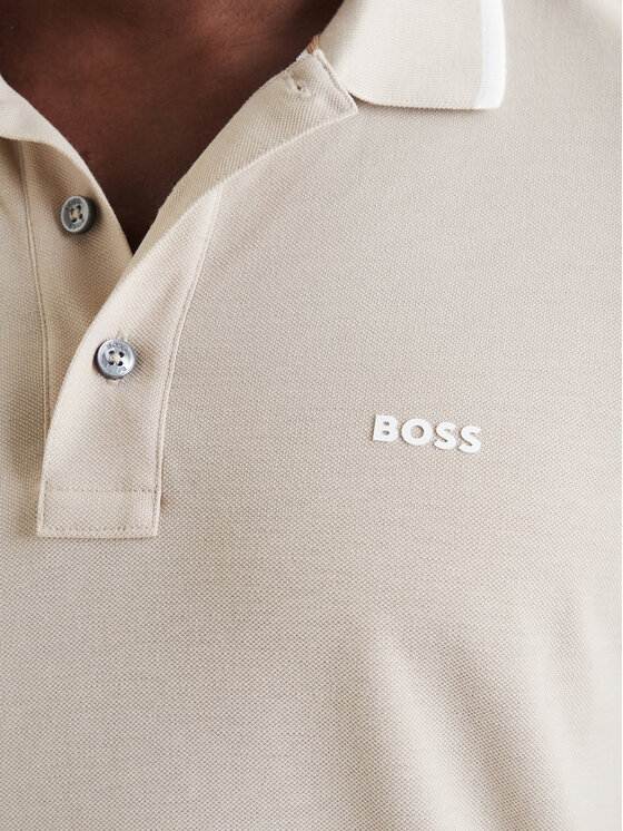 BOSS BOSS Polokošeľa Parlay 190 50494697 Béžová Regular Fit