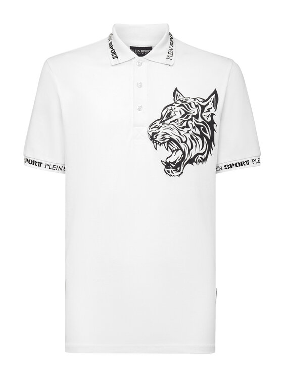 Plein Sport Plein Sport Polo 1531 Bianco Slim Fit