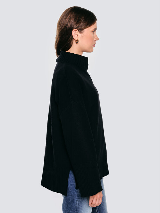 BIG STAR BIG STAR Golf SIENA Czarny Oversize