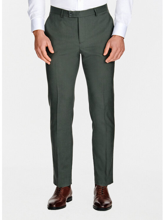 Pako Lorente Pako Lorente Spodnie garniturowe P26SP-6G-015 Zielony Slim Fit