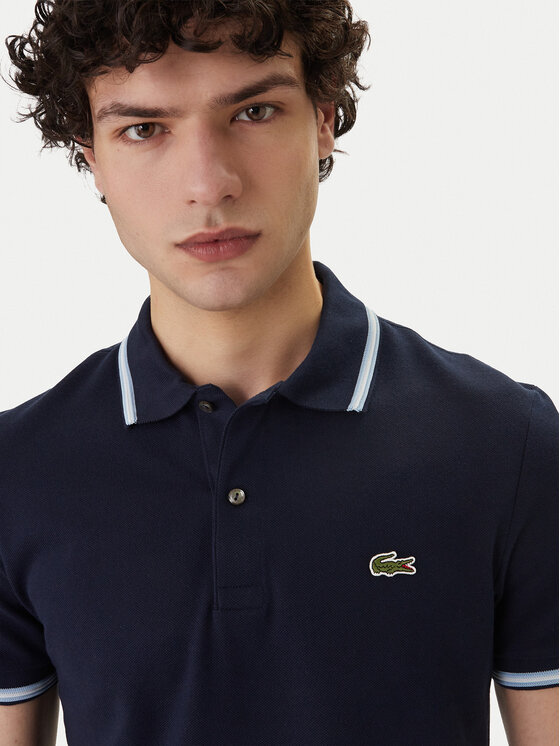 Lacoste Lacoste Polo marškinėliai PH9875 Tamsiai mėlyna Classic Fit