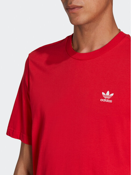 adidas P l Trefoil Essentials T Shirt IA4869 Piros Regular Fit