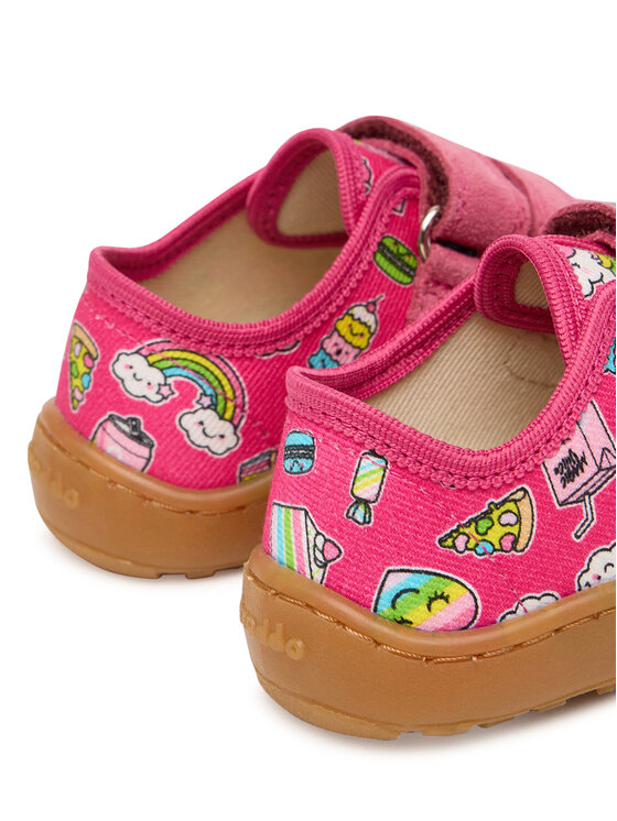 Froddo Froddo Papucs Barefoot Canvas G1700440-10 M Rózsaszín