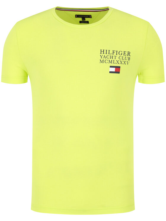 Tommy Hilfiger T Shirt Yacht Club MW0MW13347 Grun Regular Fit Modivo
