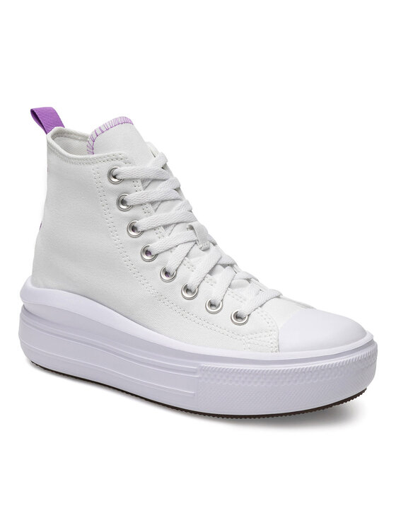 Converse Converse Plátěnky CHUCK TAYLOR ALL STAR MOVE PLATFORM A03667C Bílá