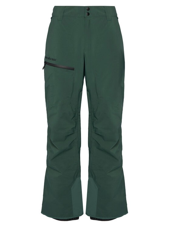Quiksilver Quiksilver Snowboardové nohavice Forever Stretch EQYTP03238 Zelená Modern Fit