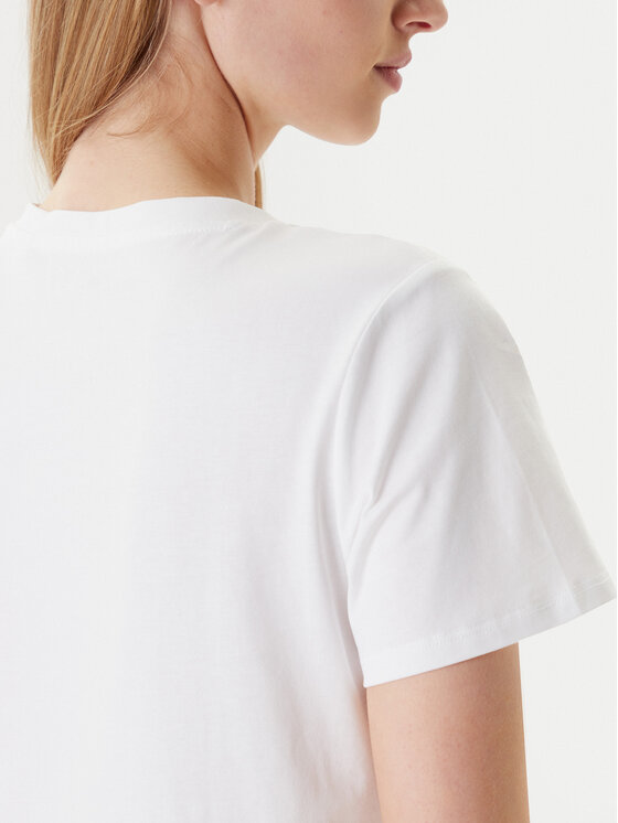 Guess Guess T-Shirt W5YI38 I3Z14 Biały Regular Fit
