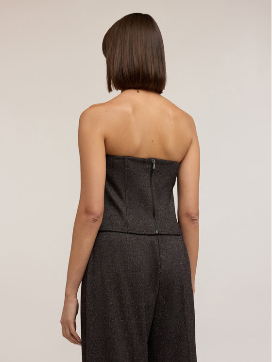 Motivi Motivi Top D015Q000521N0Z2 Marrone Slim Fit