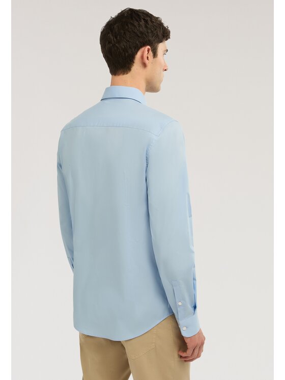 Trussardi Trussardi Koszula 5004N000052N004 Turkusowy Regular Fit
