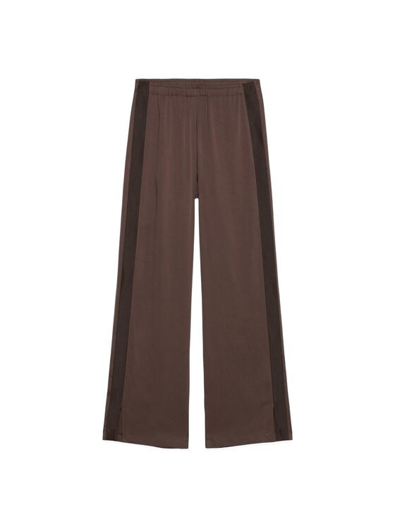 Oltre Oltre Pantaloni di tessuto P286J002384N022 Marrone Baggy Fit