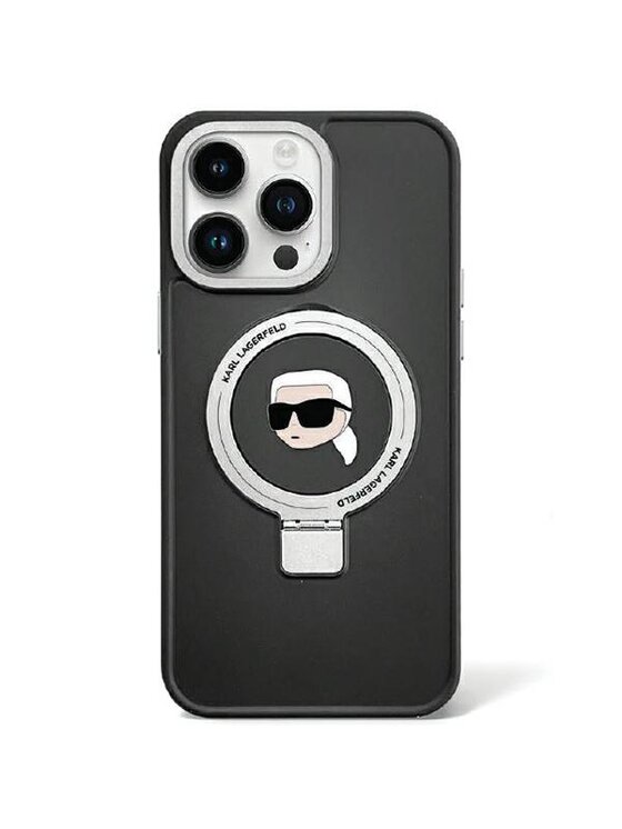 Etui na telefon KARL LAGERFELD, Czarne, iPhone 15 Pro Max