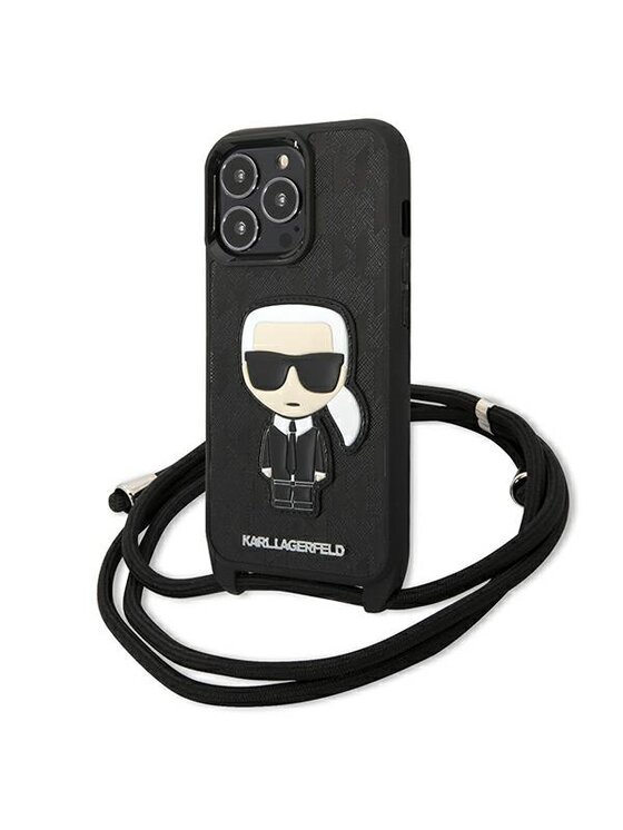 Etui na telefon KARL LAGERFELD, Czarne, iPhone 13 Pro