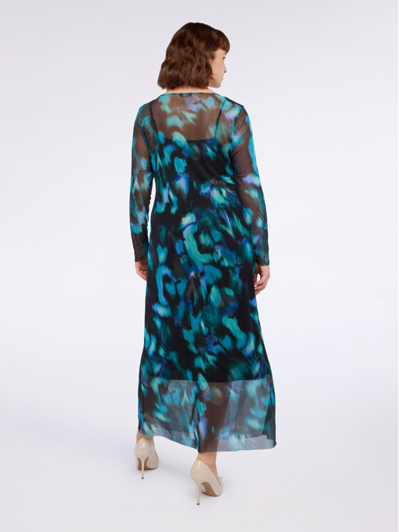 Fiorella Rubino Fiorella Rubino Sukienka wieczorowa 7948L001151N0Z4 Turkusowy A-Line Fit