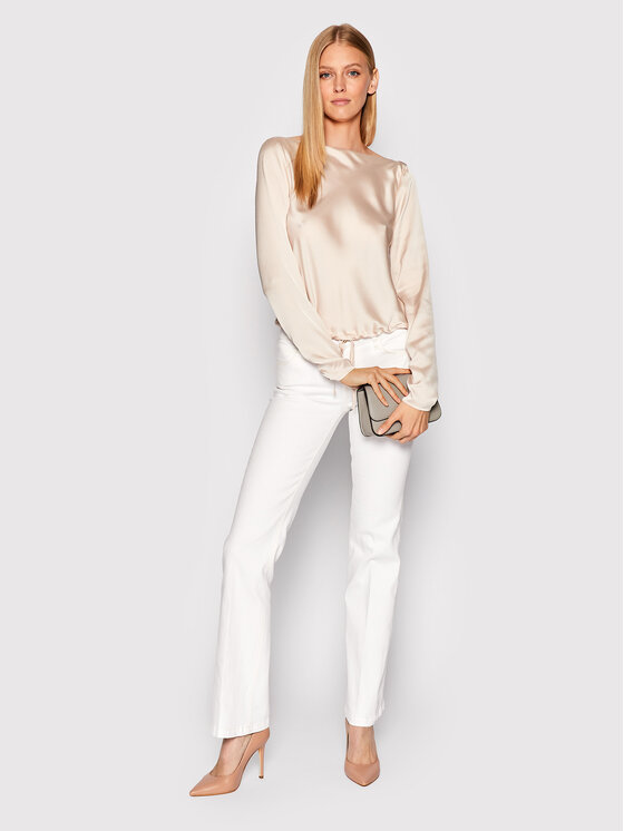 Blusa W2YH10 WD8G2 Beige Regular Fit