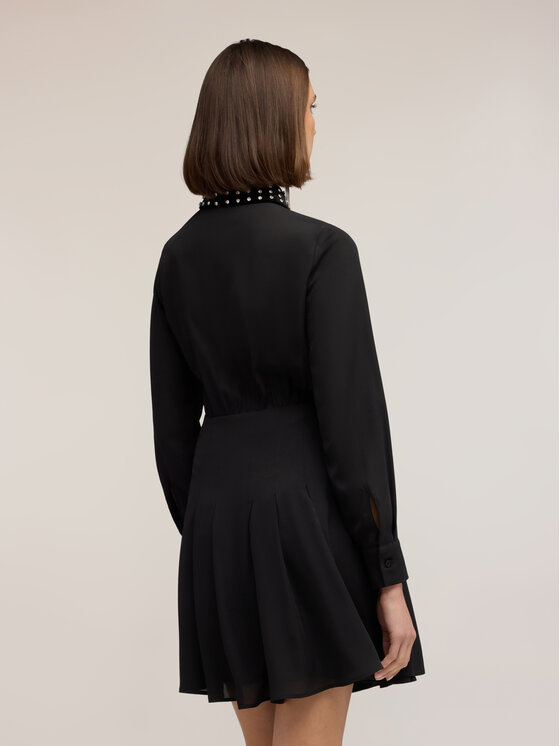 Motivi Motivi Vestito da giorno 7048Q003615N0Z3 Nero Regular Fit