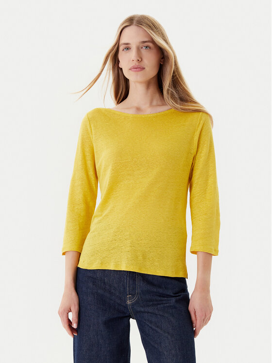 United Colors Of Benetton United Colors Of Benetton Blúz 37UJD109X Sárga Regular Fit