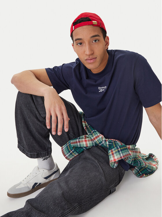 Reebok Reebok Póló Branagan RK25561CCM Sötétkék Regular Fit
