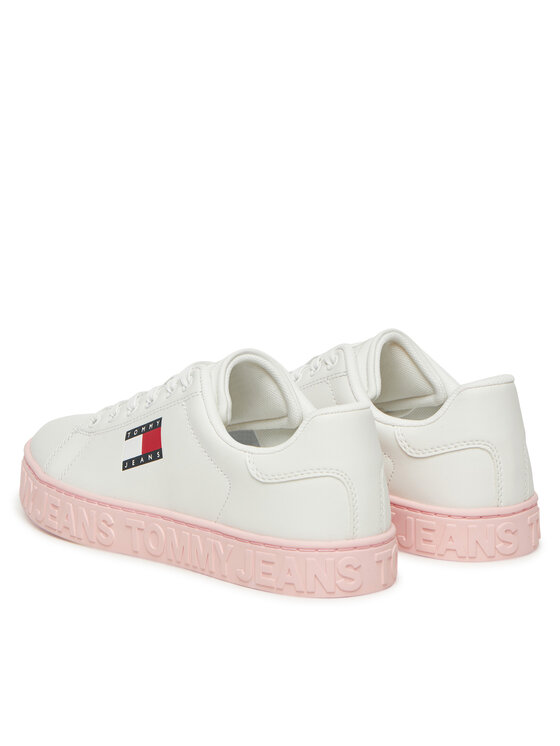 Tommy Jeans Tommy Jeans Sneakers Tjw Logo Outsole Sneaker Ess EN0EN02703 Alb