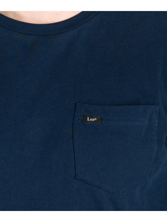 Lee Lee T-Shirt 112358065 Granatowy Regular Fit
