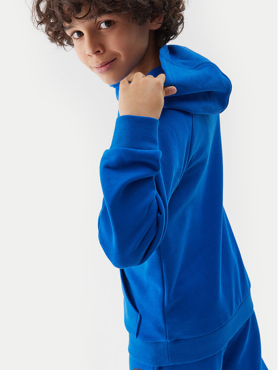4F 4F Bluză 4FJWSS24TSWSM0925 Albastru Regular Fit