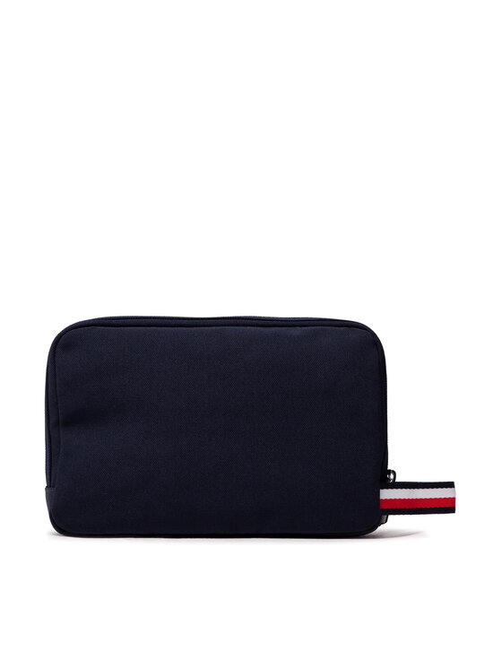 Tommy Hilfiger Tommy Hilfiger Kosmetiktasche Th Signature Washbag AM0AM07835 Dunkelblau