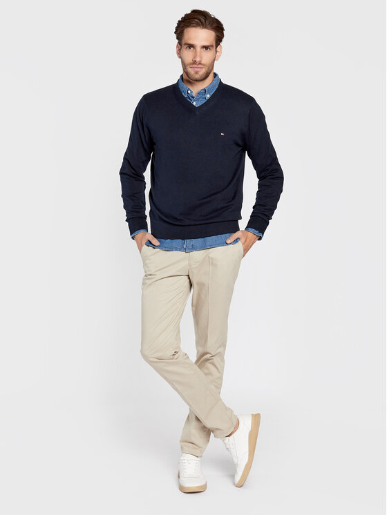 Tommy Hilfiger Tommy Hilfiger Maglione MW0MW28047 Blu scuro Regular Fit