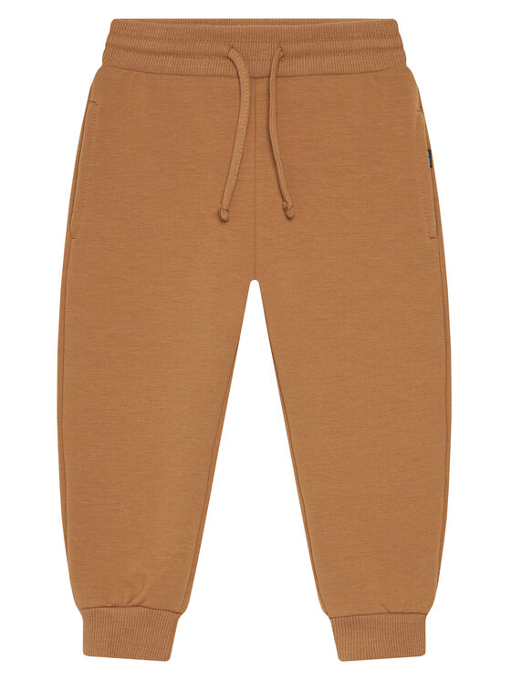 Mayoral Spodnie dresowe 704 Brązowy Regular Fit