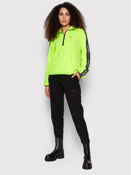 Felpa DP1T8786 Verde Relaxed Fit