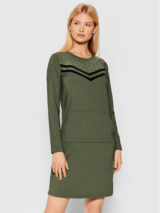 Vestito da giorno TF1146 J6242 Verde Regular Fit