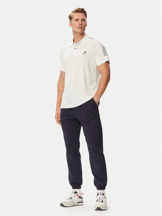 Beverly Hills Polo Club Beverly Hills Polo Club Polo P-SS26M-P0170 Bijela Regular Fit