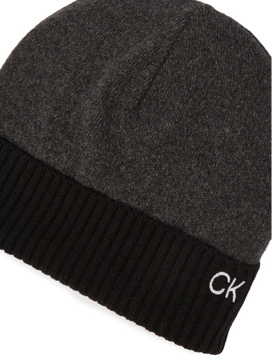 Calvin Klein Calvin Klein Σετ Κασκόλ και Σκούφος Gs Ck Monogram Beanie + Scarf K50K512390 Μαύρο