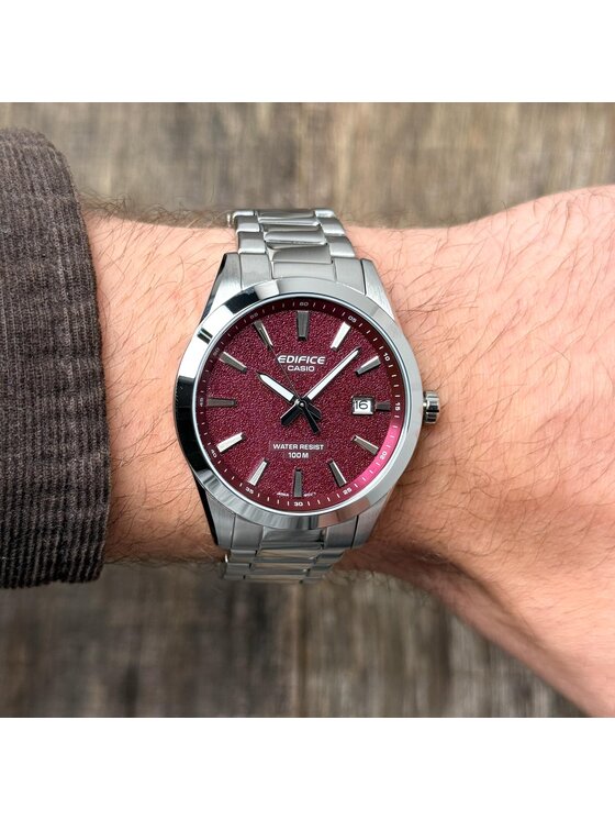 Casio Casio Zegarek EFV-160D-4AVEF Srebrny