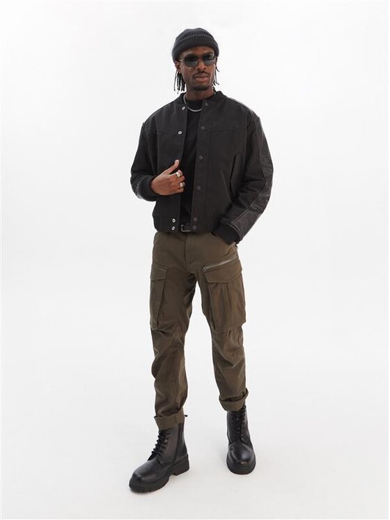 G-Star Raw G-Star Raw Bomber striukė Varsity D26928 C408 Juoda Regular Fit