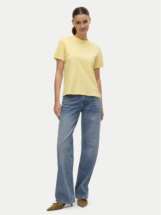 Vero Moda Vero Moda T-särk Paulina 10316991 Kollane Regular Fit
