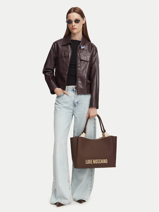 LOVE MOSCHINO LOVE MOSCHINO Kabelka JC4107PP1PKD0300 Hnedá