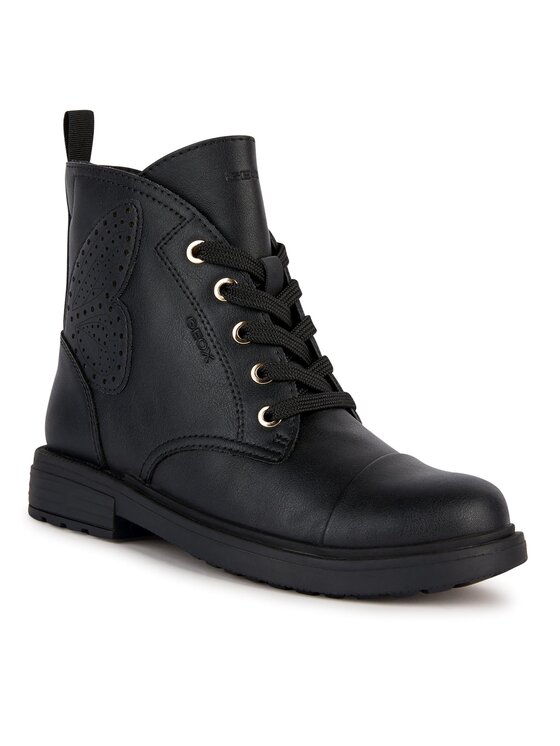 Geox Geox Čizme J Eclair Girl J369QM 000BC C9999 M Crna