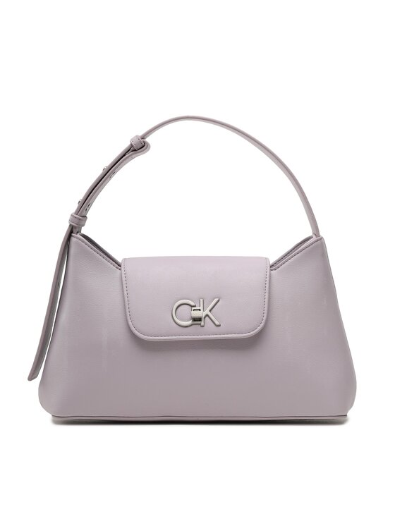 Calvin Klein Geantă Re-Lock Shoulder Bag Md K60K610769 Violet Bag imagine noua