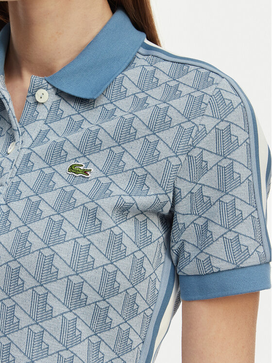 Lacoste Lacoste Rochie de zi EF2655 Albastru deschis Slim Fit