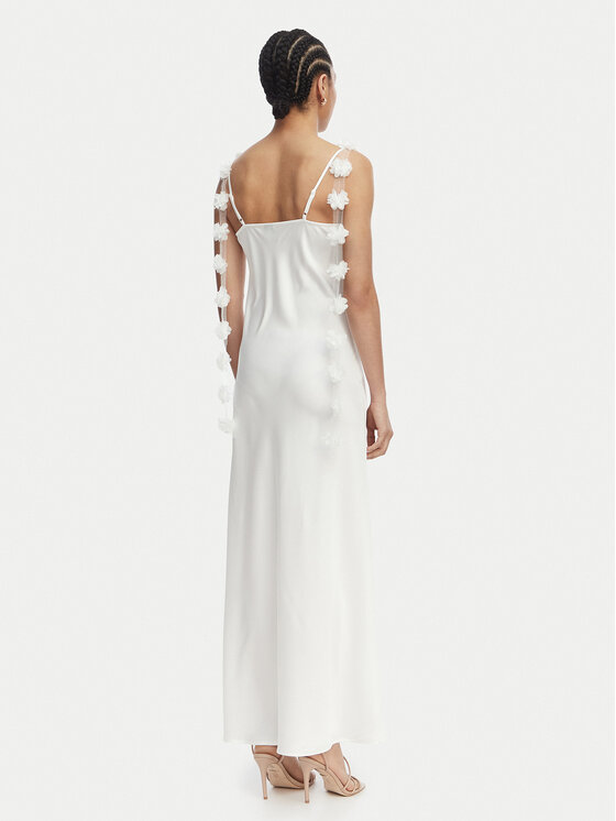 Vero Moda Vero Moda Sukienka koktajlowa Analeia 10348464 Biały Regular Fit