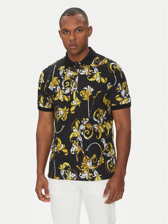 Versace Jeans Couture Versace Jeans Couture Polokošile 78GAG6S0 Černá Regular Fit
