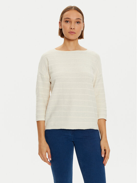 Fransa Fransa Sweater Sinne 20614273 Ekru Regular Fit