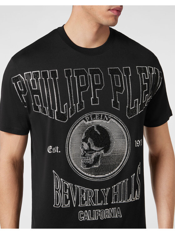 PHILIPP PLEIN PHILIPP PLEIN T-Shirt 3407 Czarny Regular Fit