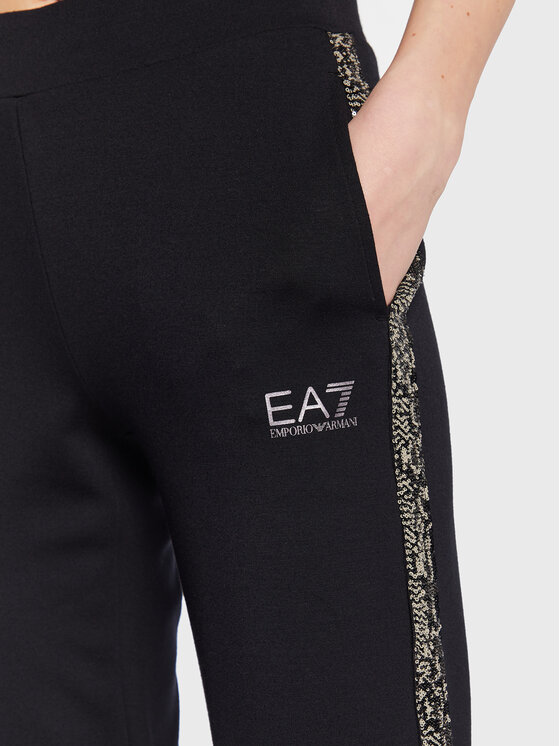 EA7 Emporio Armani EA7 Emporio Armani Donji dio trenerke 3RTP73 TJLQZ 1200 Crna Regular Fit