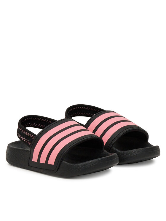 adidas adidas Sandały adilette Estrap JR5325 Czarny