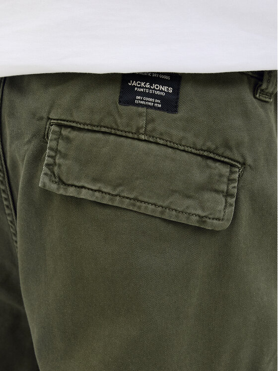Jack&Jones Jack&Jones Pantalon scurți din material Karl 12269374 Verde Loose Fit