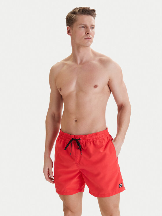 Billabong Billabong Szorty kąpielowe All Day EBYJV00134 Czerwony Regular Fit